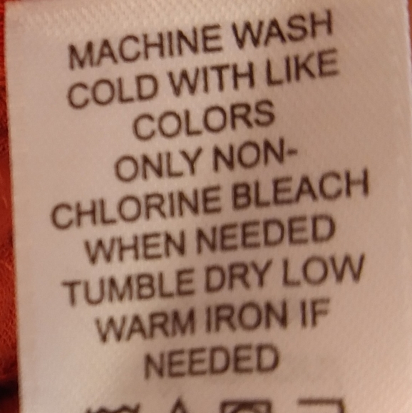 Maurice's XXL Orange Boho Shirt - Picture 7 of 7